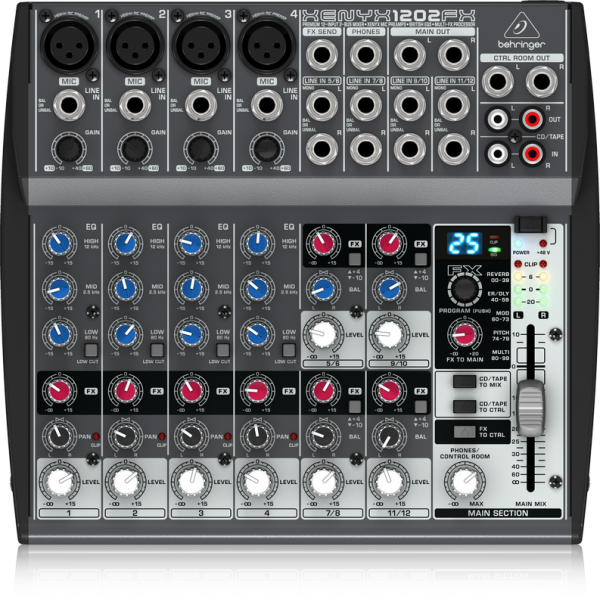 【已停產】Behringer XENYX 1202FX mixer