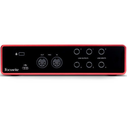 Focusrite Scarlett 4i4 USB-C Audio/MIDI Interface (4th Generation) - Image 3