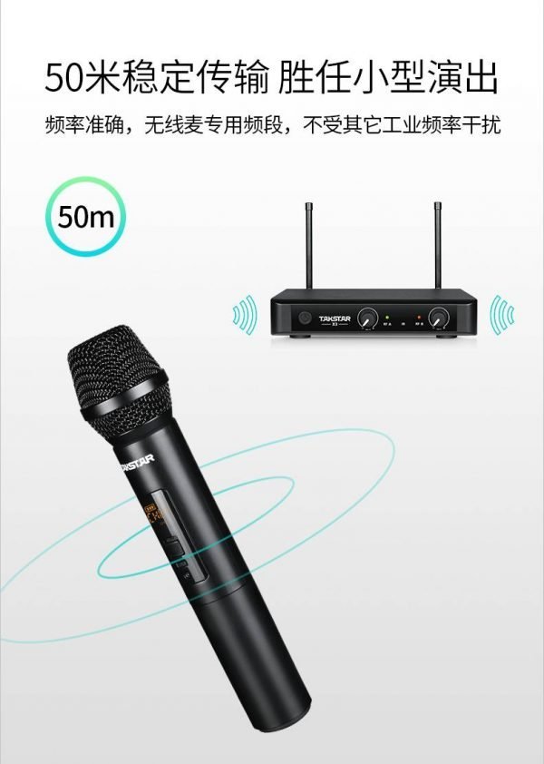Takstar X3HH (雙無線手咪 UHF 系統) - Image 5