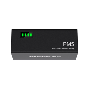 Alternative view of Takstar PM5 (Gen 2) 48V Phantom Power Supply 可充電幻象電源｜內置鋰電池｜XLR 平衡輸入輸出