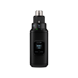 Shure SLXD3+ (帶有 XLR 連接器的無線插入式發射器)