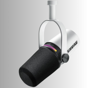 Shure MV7+ podcast microphone (WHITE)