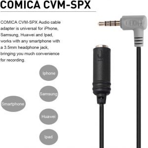 Comica CVM-SPX 3.5mm TRS to TRRS Adapter Microphone Adapter - Image 6