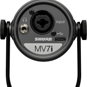 Alternative view of Shure MV7i 智能雙通道 USB microphone and interface