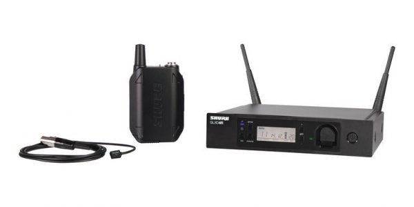 (已停產)Shure GLXD14R/93 Lavalier Wireless Microphone System (2.4Ghz digital)