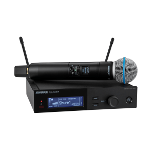 Shure SLXD24+/B58 wirless microphone system (配備Beta 58A超心型動圈咪高峰的數位無線手持系統）