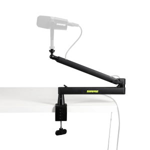 Shure｜Gator SH-BROADCAST2 矮桌面麥克風懸臂 — 360° 靈活調整，維持視野清晰