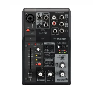 Yamaha AG03 MK2 3-Channel Live Streaming Loopback Audio USB Mixer (Black)