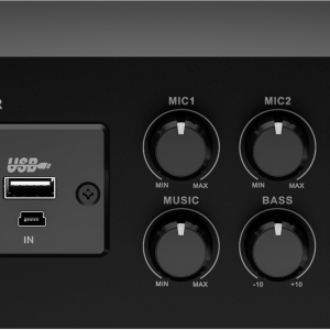 Alternative view of V-Sound AM6060 (60W MP3 mixing amplifier)