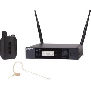 GLXD14R+/MX53 (Digital Wireless Rack System with MX153 Headset Microphone)