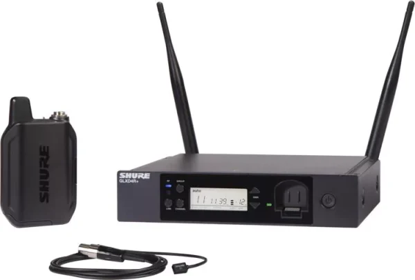 Shure GLXD14R+/93 (Digital Wireless Rack System with WL93 Lavalier Microphone)