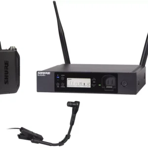 Shure GLXD14R+/B98 (Digital Wireless Rack System with BETA®98H Flexible Gooseneck Microphone)