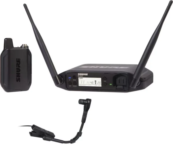 Shure GLXD14+/B98 (Digital Wireless Instrument System with BETA®98H Flexible Gooseneck Microphone)
