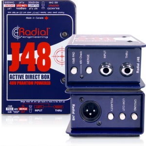 Radial J48 DI Box (Phantom Powered Active Direct Box)