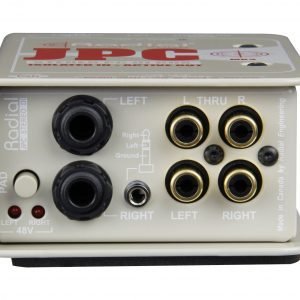 Alternative view of Radial JPC DI Box (Active Direct Box for Laptop Computers)