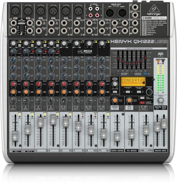 Behringer XENYX QX1222USB mixer