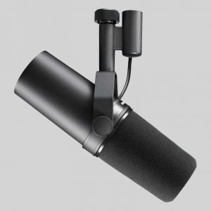 Alternative view of Shure SM7B studio microphone (人聲, 錄音室)
