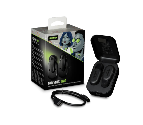 Shure MoveMic Two 雙頻道無線領夾式咪高峰系統