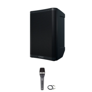 【10月優惠】流動表演 / Busking 擴聲套裝: QSC CB10 專業充電型喇叭 送 AKG D5S 咪高峰 + 5米 XLR 咪線