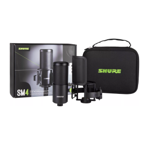 Shure SM4 Home Recording Microphone Kit 【SM4-K-KIT】家庭錄音套裝 (含: 電容咪 + 收納包 + 防震架 + pop filter)