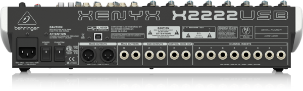Behringer XENYX X2222USB mixer - Image 2