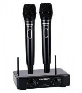 【已停產】Takstar 德勝 TS-7220 黑色 雙頻道 wireless microphone