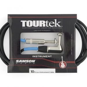 Tourtek Instrument Cable SATIL10 (6.3mm male straight to 6.3mm male right angle)