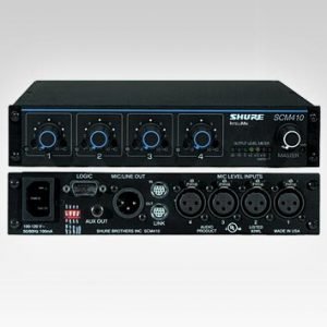 Shure SCM410C mixer
