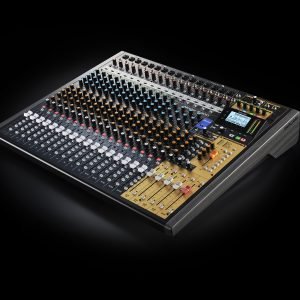 Alternative view of Tascam Model 2400 (24軌旗艦類比錄音控制台及現場混音器，附帶音頻介面 )