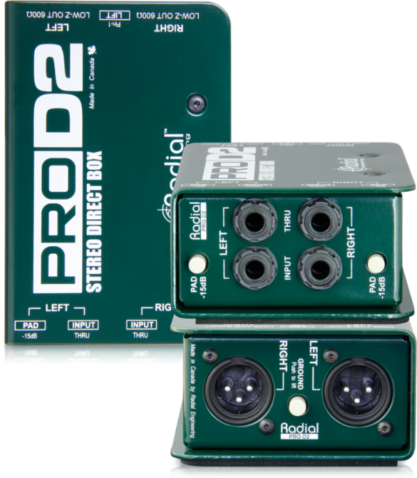 Radial ProD2 Stereo Passive Direct Box