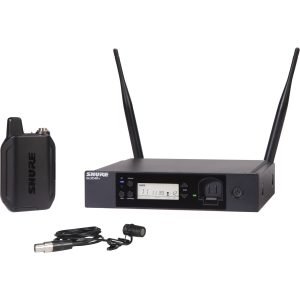 Alternative view of Shure GLXD14R+/85 (Digital Wireless Rack System with WL185 Lavalier Microphone