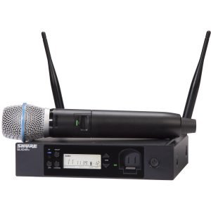 Alternative view of Shure GLXD24R+/B58 (Digital Wireless Rack System with BETA®58A Vocal Microphone)