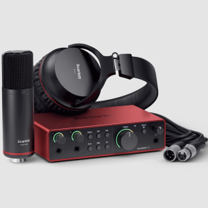 Focusrite Scarlett 2i2 Studio (4th Generation) 個人錄音套裝